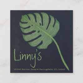 Kvadratisk, 2,5 x 2,5-tums Affärskort Fyrkantigt Visitkort