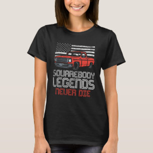 Kvadratisk brödtext Dölj aldrig Trucker-gag T Shirt