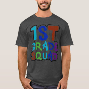 Kvadratisk design första besättningen Klass T Shirt