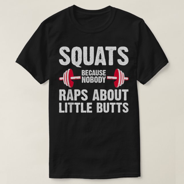 Kvadratisk eftersom ingen kramar om små knappar t shirt (Design framsida)