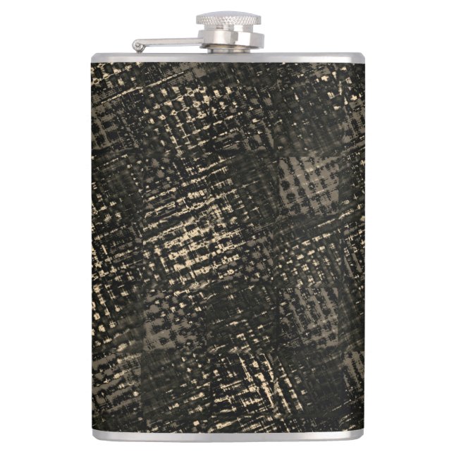 Kvadratisk eller mörk bruna kuber fickplunta (Framsidan)