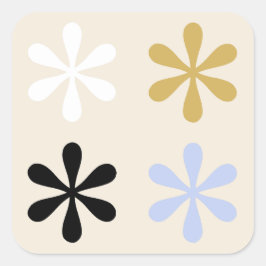 Kvadratisk etikett för former