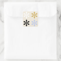 Kvadratisk etikett för former