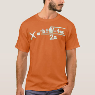 Kvadratisk formel: Coola av Algebra Cooler Math-pr T Shirt