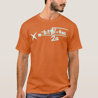 Kvadratisk formel: Coola av Algebra Cooler Math-pr T Shirt
