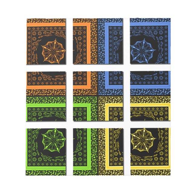 Kvadratisk i en ruta anteckningsblock (Framsida)