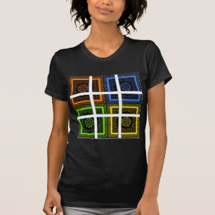 Kvadratisk i en ruta t shirt