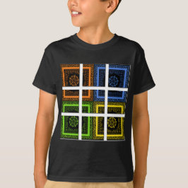 Kvadratisk i en ruta tee shirt