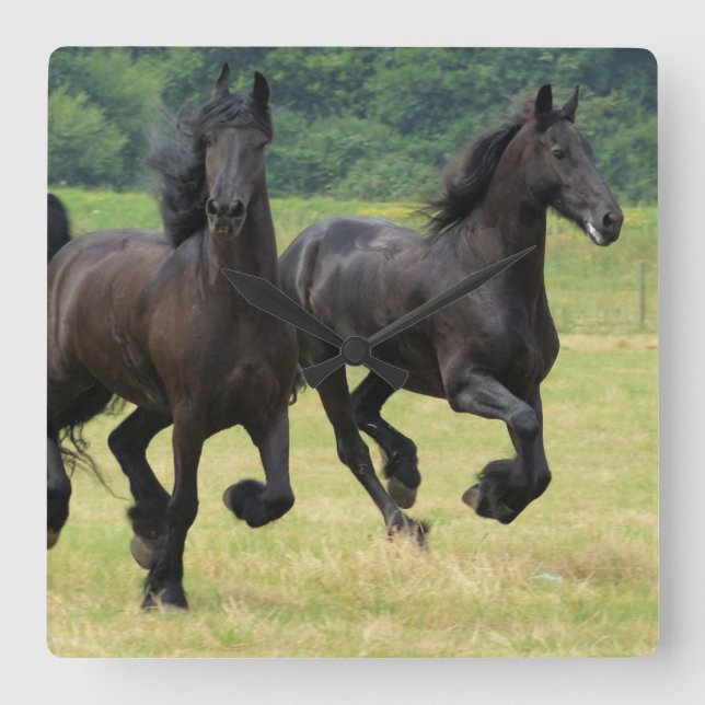 Kvadratisk klocka - Anpassad (Framsida)