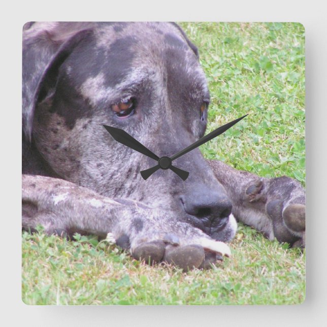 Kvadratisk klocka - Anpassad (Framsida)