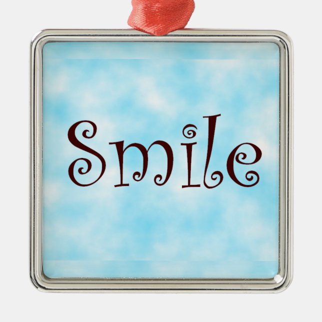 Kvadratisk kornering för sjömil-premiumbidrag julgransprydnad metall (Framsidan)