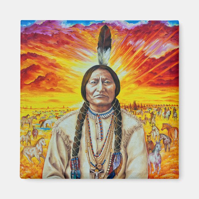 Kvadratisk magnet (Framsidan)