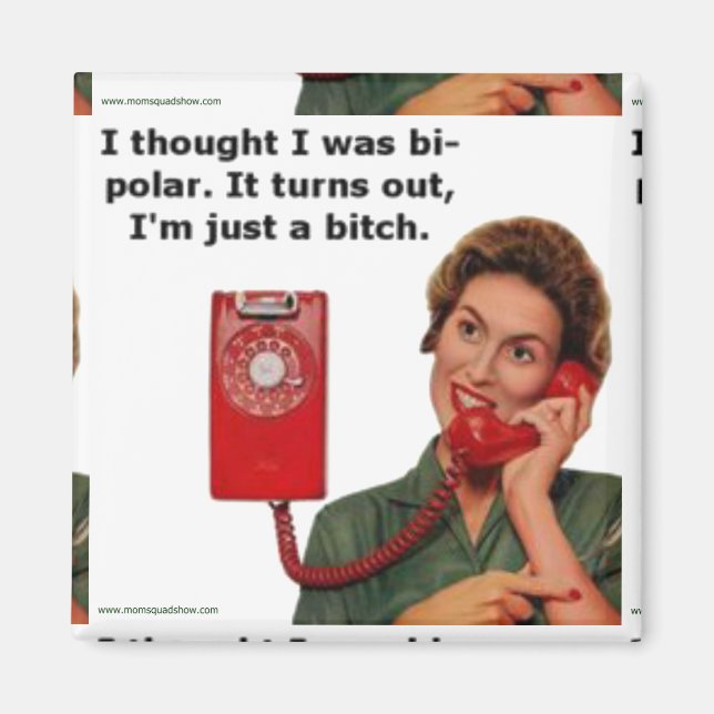 Kvadratisk magnet (Framsidan)