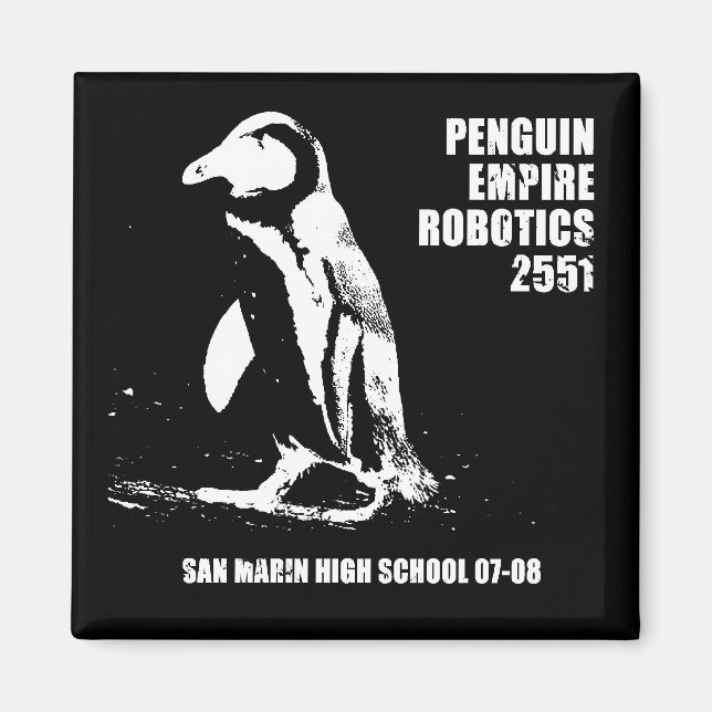 Kvadratisk magnet (Framsidan)