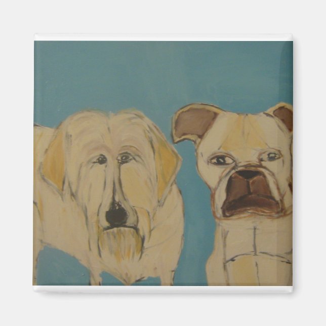 Kvadratisk magnet (Framsidan)