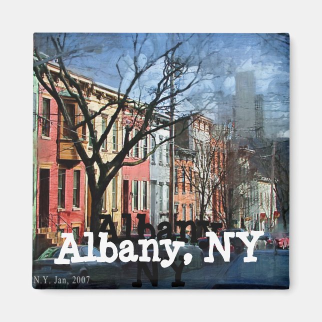 Kvadratisk magnet (Framsidan)