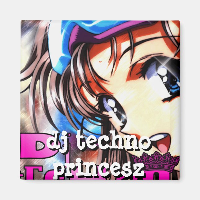 Kvadratisk magnet (Framsidan)