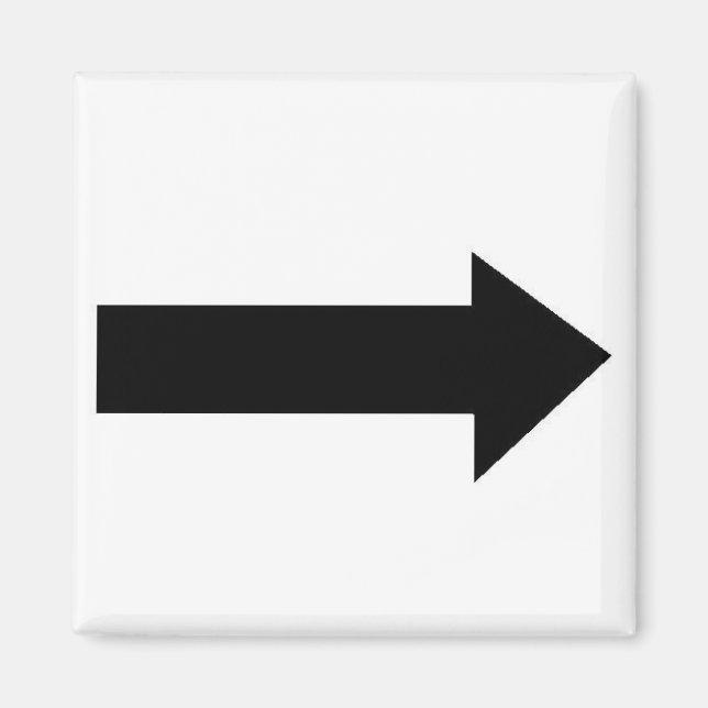 Kvadratisk magnet (Framsidan)