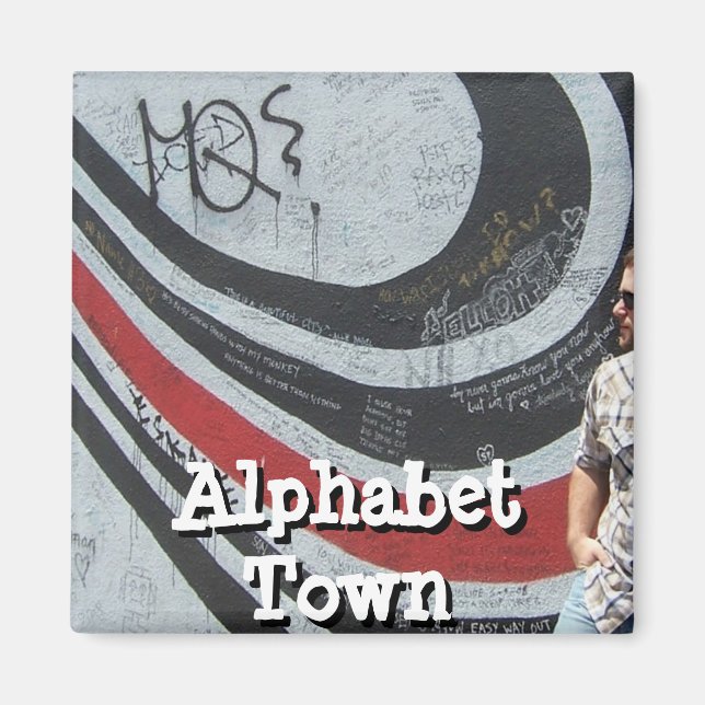 Kvadratisk magnet (Framsidan)