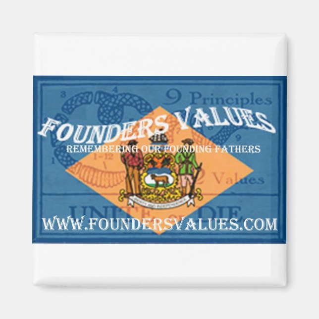 Kvadratisk magnet (Framsidan)