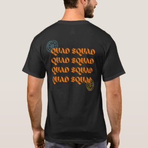 Kvadratisk Manar, svart skjorta  T Shirt