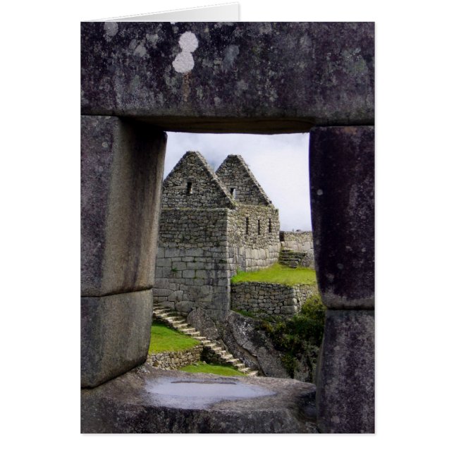 kvadratisk maskingrupp hälsningskort (Framsidan)