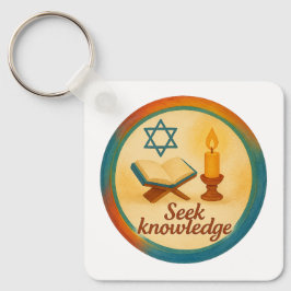 Kvadratisk nyckelkedja - tålig utskrift och Dubbla Nyckelring