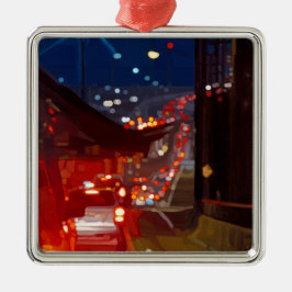 Kvadratisk ornament - vänta