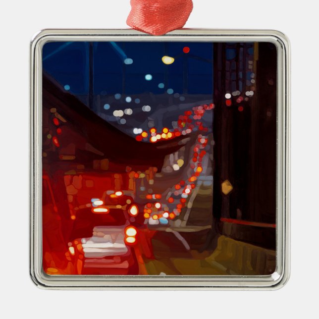 Kvadratisk ornament - vänta (Framsidan)