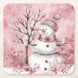 Kvadratisk Papper Underlägg