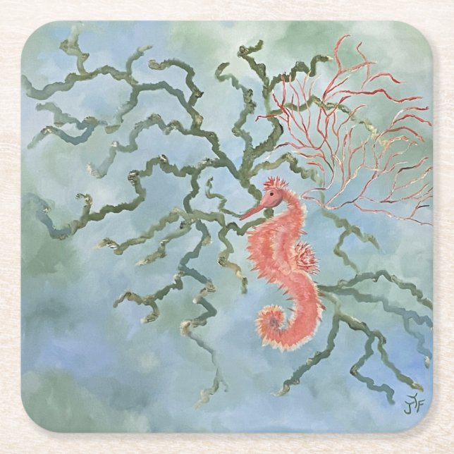 Kvadratisk Papper Underlägg (Framsidan)