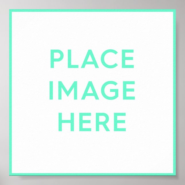 Kvadratisk Poster Skriv ut 6 tum x 6 tum (Framsidan)