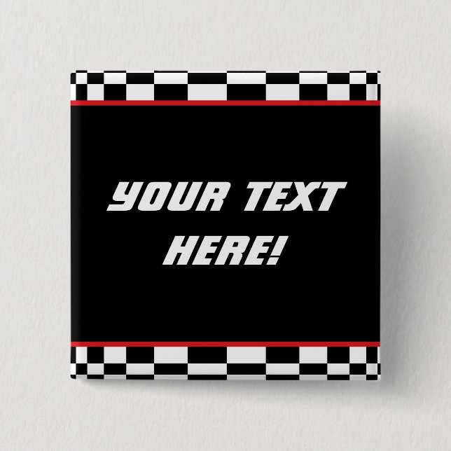 Kvadratisk ruta knapp (Framsida)