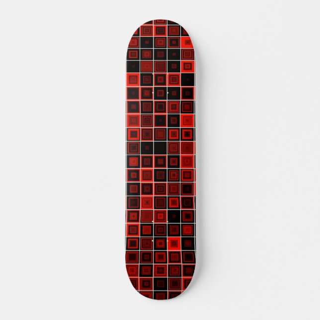 Kvadratisk tavla mini skateboard bräda 18,7 cm (Framsida)