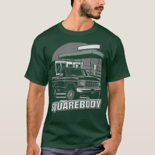 Kvadratisk underdel Lastbil Klassisk fyrkant Gamma T Shirt