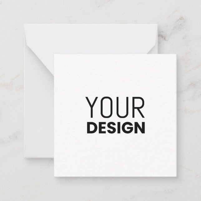 Kvadratiskt anteckningskort (Framsida)