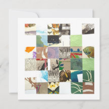 Kvadratiskt kollagekort, bågkort, nr 2