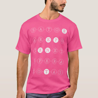 Kvadratiskt latinskt Sator-kvadrat Sator Arepo Ten T Shirt