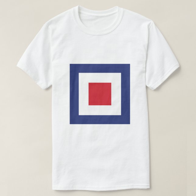 Kvadratiskt Mod T Shirt (Design framsida)