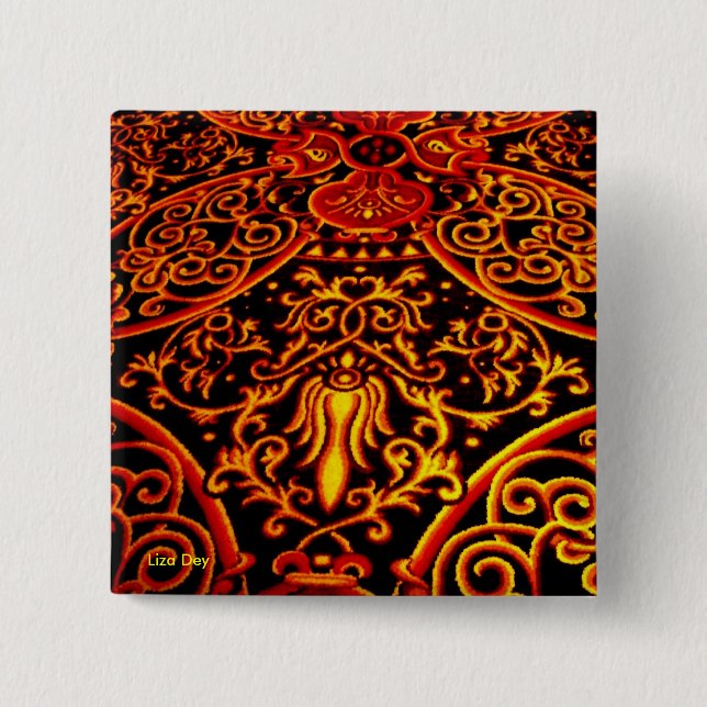 Kvadratknapp för "Exotica" Knapp (Framsida)