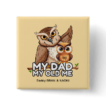 Kvadratknapp: Min gamla mig Pappa (mjölk)