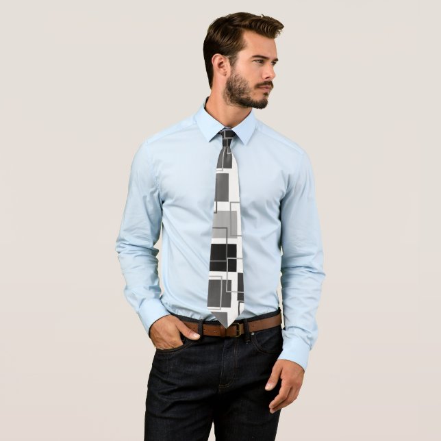 Kvadratlinjer och konturer slips (In Situ)