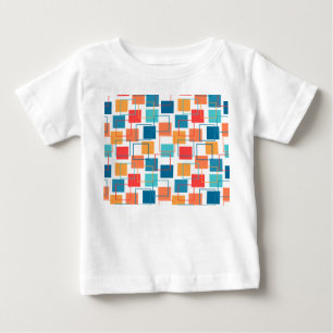Kvadratlinjer och konturer t shirt
