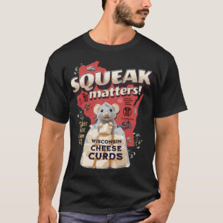 Kvadratmatcher! Wisconsin Cheese Curds åtnjutande  T Shirt