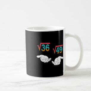 Kvadratrot 36 49 Meme 67 Glass Dripp Matematiklära Kaffemugg