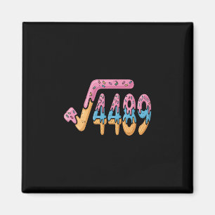 Kvadratrot 4489 Glass Slang Matematik 67 Sex Sju Magnet