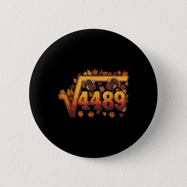 Kvadratrot 4489 Roligt Thanksgiving Meme 67 Math T Knapp (Framsida)