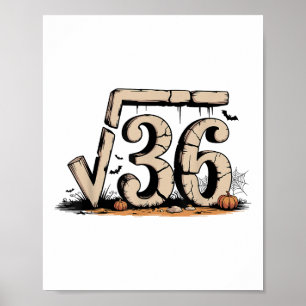 Kvadratrot 67 Meme 6 7 Gen Alpha Halloween Sex Poster