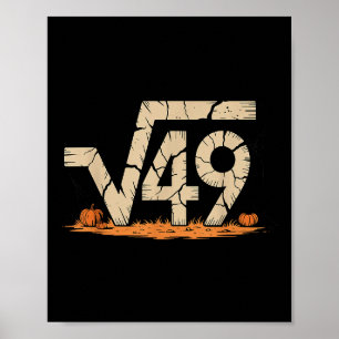Kvadratrot 67 Meme 6 7 Gen Alpha Halloween Sex Poster