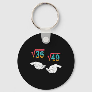 Kvadratroten 36 49 Meme 67 Glass Drip Matematiklär Nyckelring